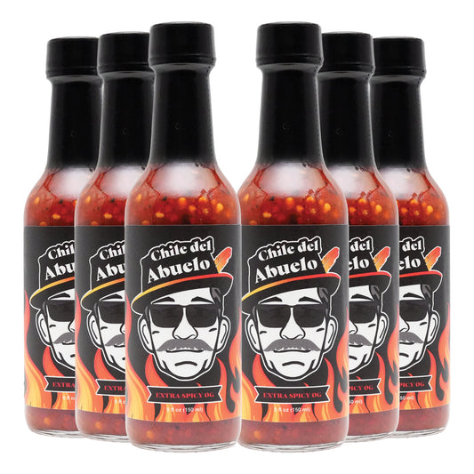 Chile del Abuelo 6-Pack of "Extra Spicy OG" Sauce